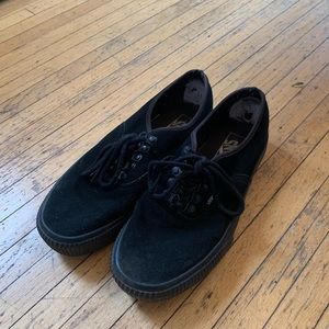 Vans creeper suede platforms